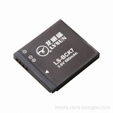 680mAh Digital Camera Battery, Replacement for Panasonic DMW-BCK7E